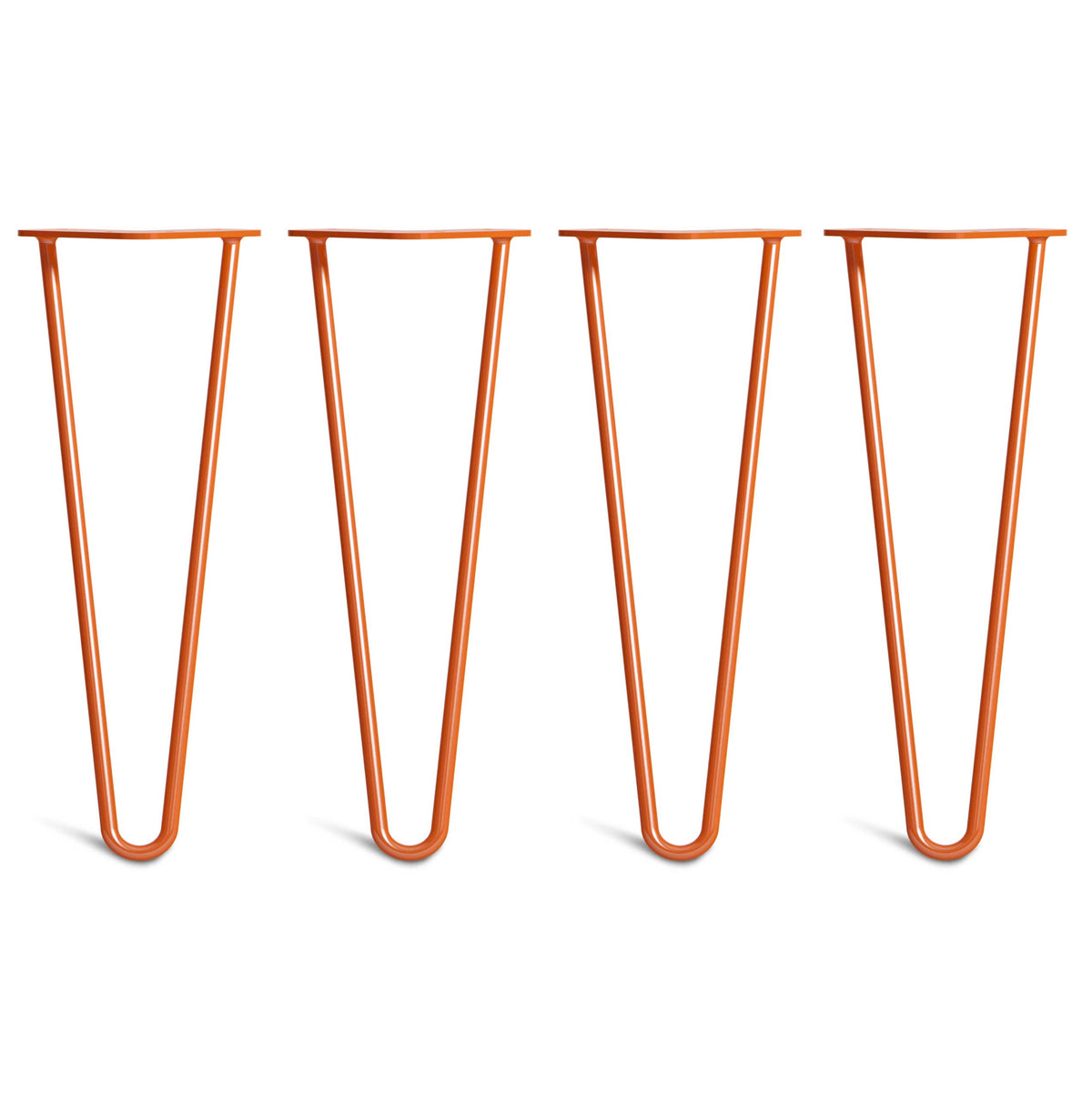 Orange shop hairpin legs