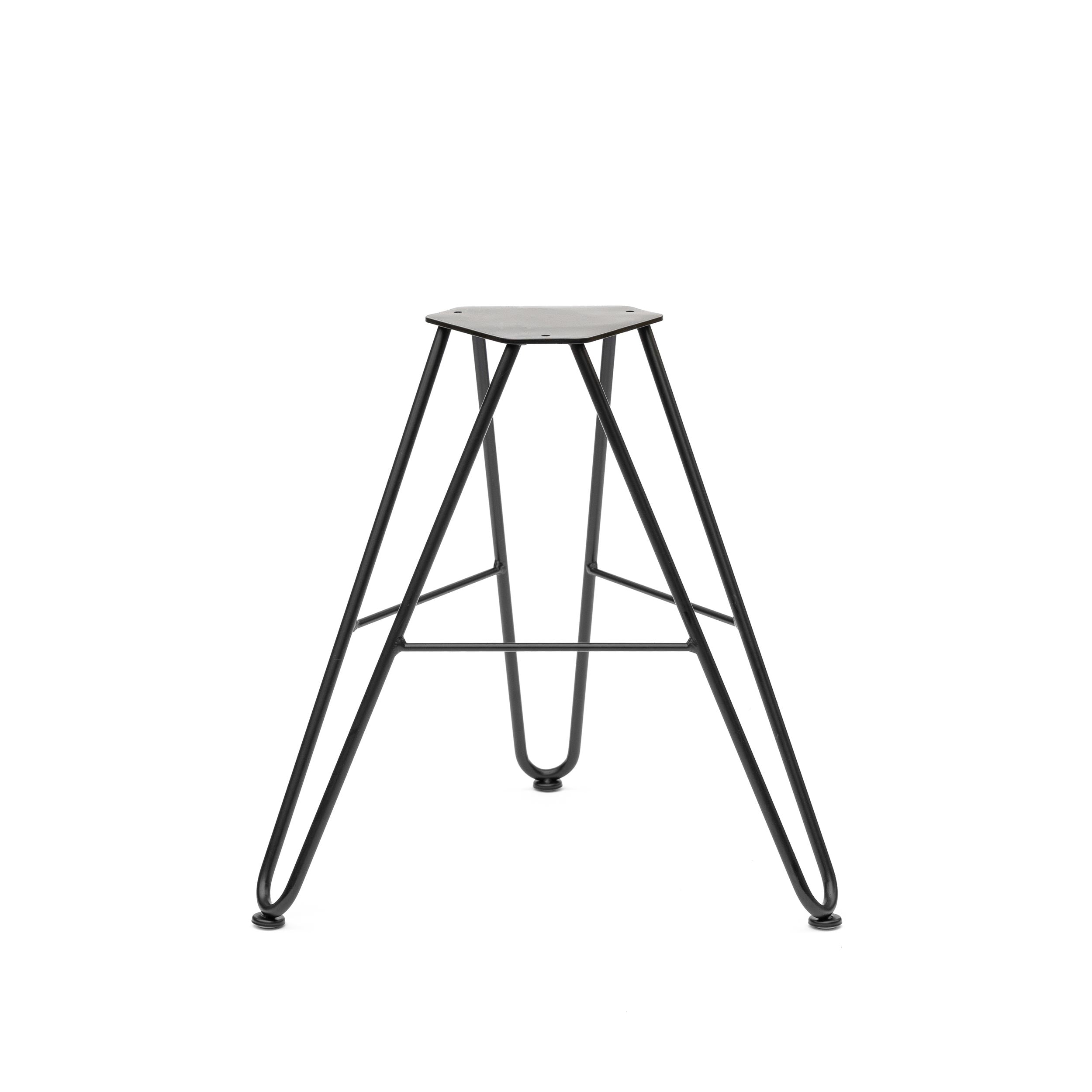 Scandinavian Style Metal Stool Base | The Hairpin Leg Co.